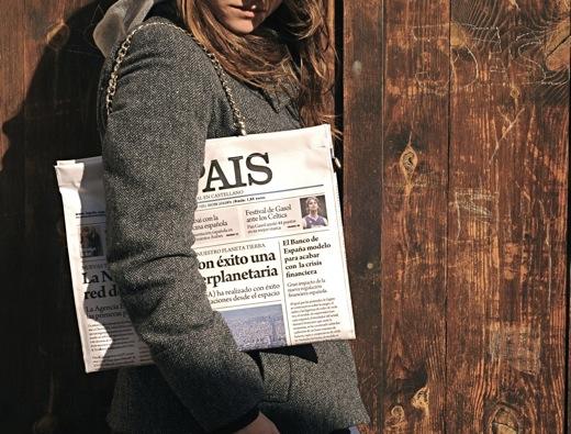 Bolsos periódico de Mitemite