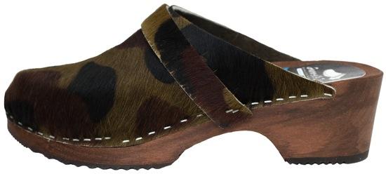 Estampado animal y de camuflaje de Gunnel’s Zuecos