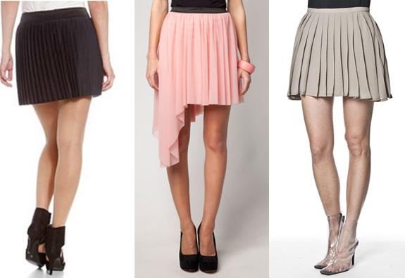 &iquest;Falda plisada o falda asim&eacute;trica?