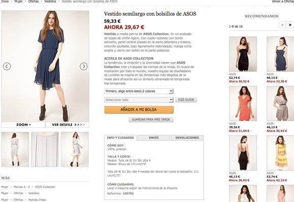 Outlet de ASOS: un gran Factory en la red