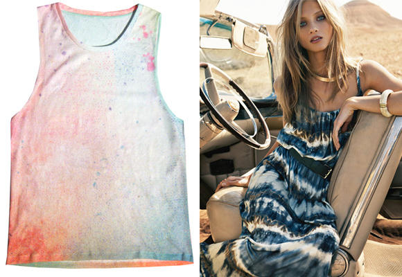 Tendencia de moda: los desteñidos tie-dye Tendencia de moda: los desteñidos tie-dye