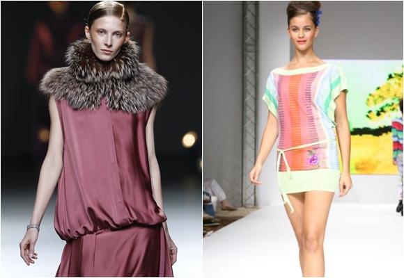 Cinturas bajas y vestidos sin entallar