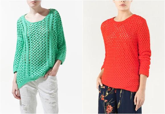 Jerseys de rejilla, alternativa fashion a la rebeca