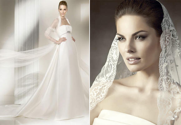 C&oacute;mo llevar un velo de novia