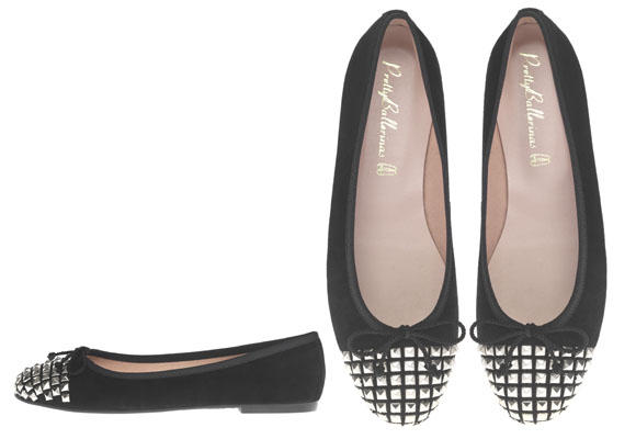 Marilyn black suede swirly studs