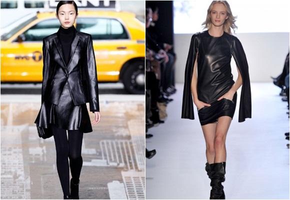 C&oacute;mo llevar la ropa de cuero negro