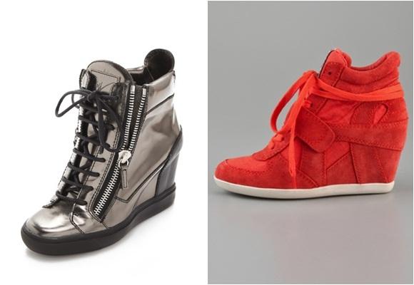 Sneakers con cu&ntilde;a