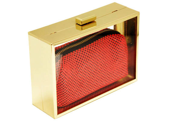 Bolso de mano transparente