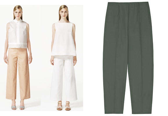 Pantalones estilo COS